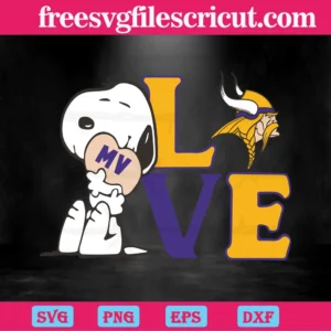 Snoopy And Woodstock Minnesota Vikings Football Merry Christmas