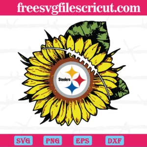 Sunflower Pittsburgh Steelers, High-Quality Svg Files