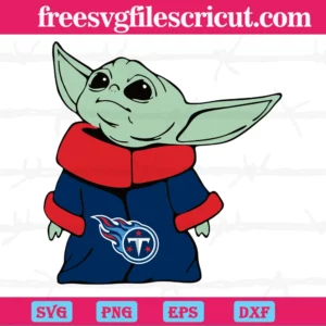 Tennessee Titans Nfl Baby Yoda, Cuttable Svg Files