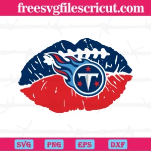 Tennessee Titans Nfl Lips, High-Quality Svg Files