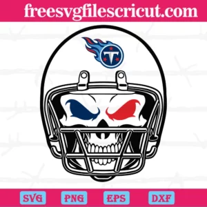 Tennessee Titans Skull Helmet, Svg Files For Crafting And Diy Projects