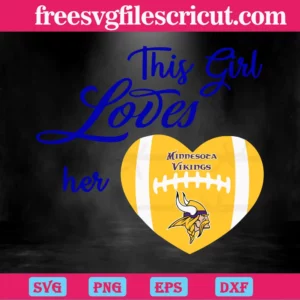 This Girl Loves Her Minnesota Vikings, Downloadable Files Invert