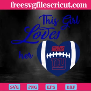 This Girl Loves Her New York Giants, Design Files Invert