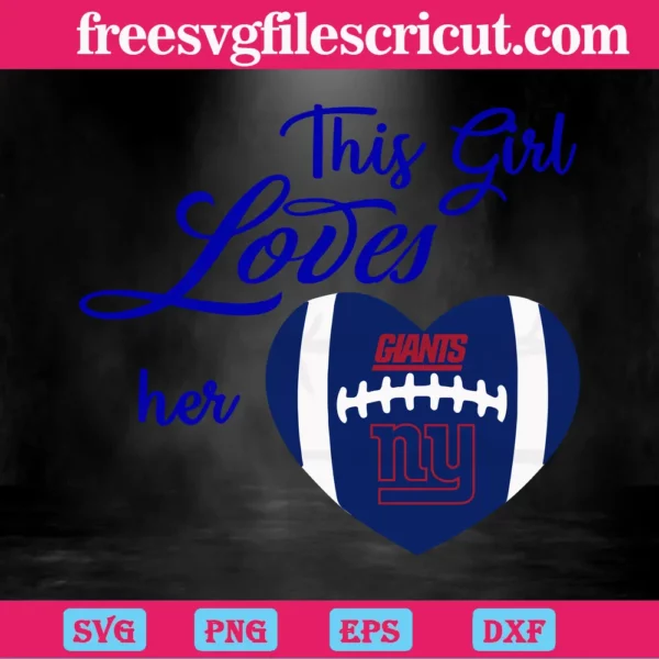 This Girl Loves Her New York Giants, Design Files Invert