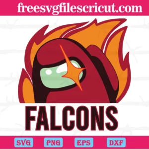 Among Us Atlanta Falcons, Premium Svg Files