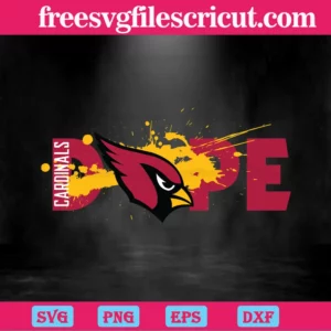 Arizona Cardinals Dope, Layered Svg Files Invert
