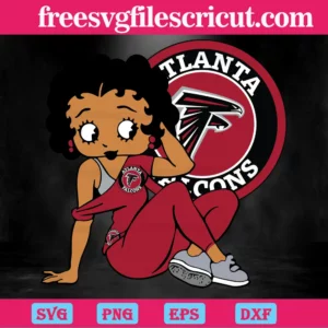 Atlanta Falcons Betty Boop, Downloadable Files Invert