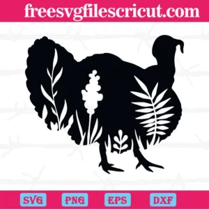 Black Turkey Floral, Downloadable Files