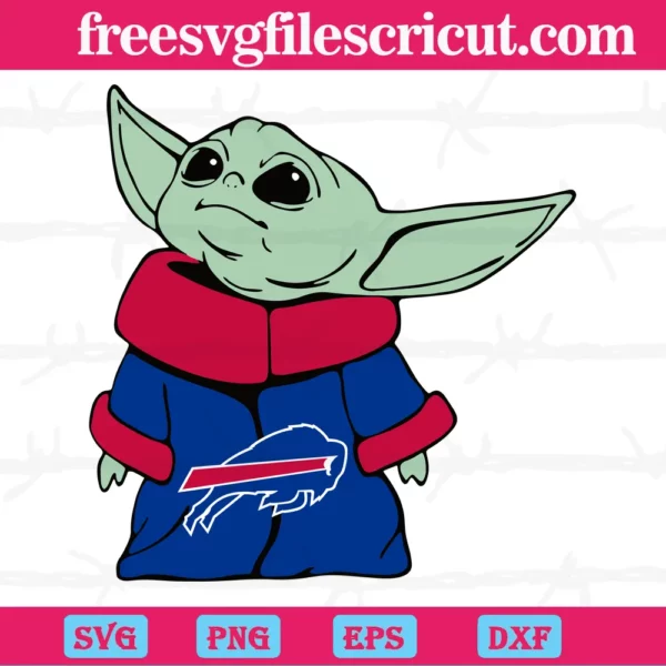 Buffalo Bills Nfl Baby Yoda, Svg Files