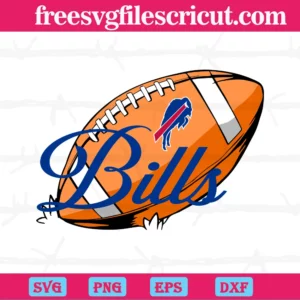 Buffalo Bills Nfl Ball, Svg Files For Crafting And Diy Projects