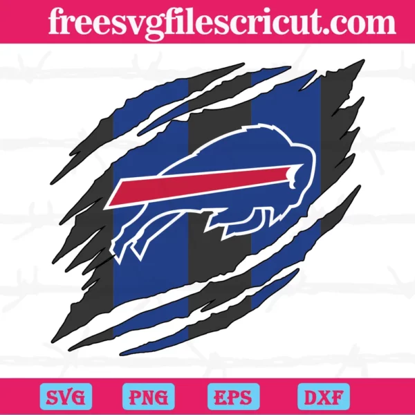 Buffalo Bills Torn Nfl, Vector Files