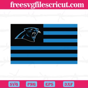 Carolina Panthers Flag, Premium Svg Files