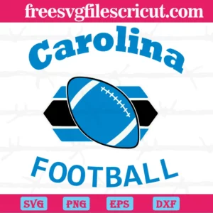 Carolina Panthers Football Nfl Teams, Svg Png Dxf Eps Digital Files