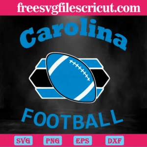 Carolina Panthers Football Nfl Teams, Svg Png Dxf Eps Digital Files Invert