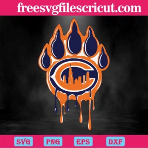 Chicago Bears Svg Logo Invert