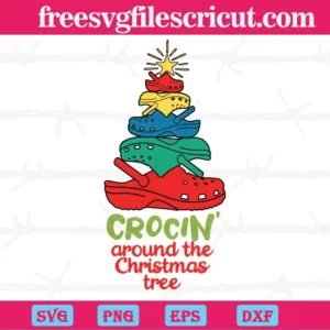 Crocin Around The Christmas Tree, Svg Designs