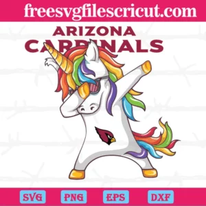 Dabbing Unicorn Arizona Cardinals, Design Files Invert