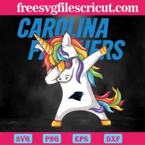 Dabbing Unicorn Carolina Panthers, Design Files