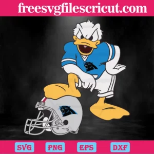 Donald Duck Carolina Panthers, Scalable Vector Graphics Invert