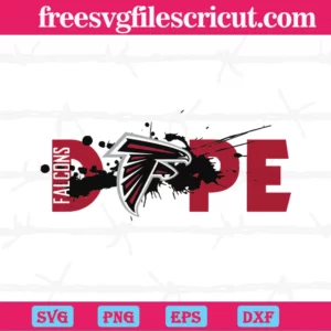 Dope Atlanta Falcons Football Team, The Best Digital Svg Designs For Cricut