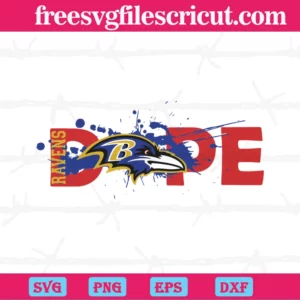 Dope Baltimore Ravens Football Team, Svg File Formats