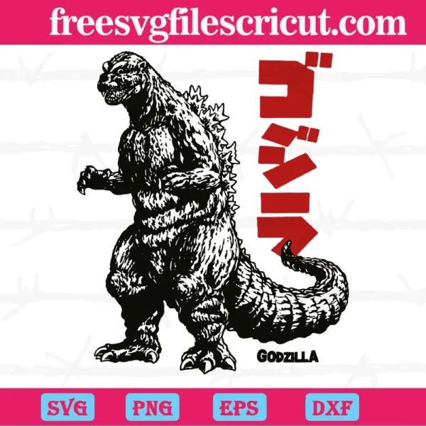 Godzilla Monster, Svg File Formats