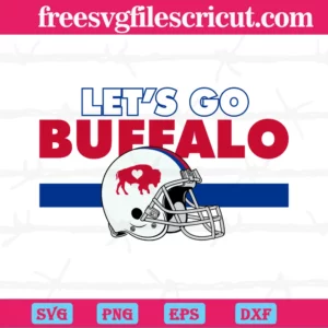 Helmet Lets Go Buffalo Bills, Scalable Vector Graphics