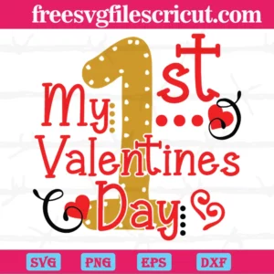 My 1St Valentines Day, Scalable Vector Graphics