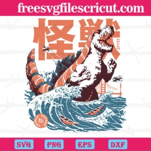 Sushizilla Godzilla, Graphic Design
