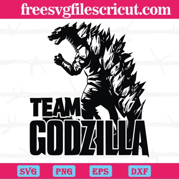 Team Godzilla King Of Monsters, Svg Png Dxf Eps Designs Download