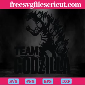 Team Godzilla King Of Monsters, Svg Png Dxf Eps Designs Download Invert