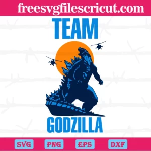 Team Godzilla, Svg Png Dxf Eps Cricut