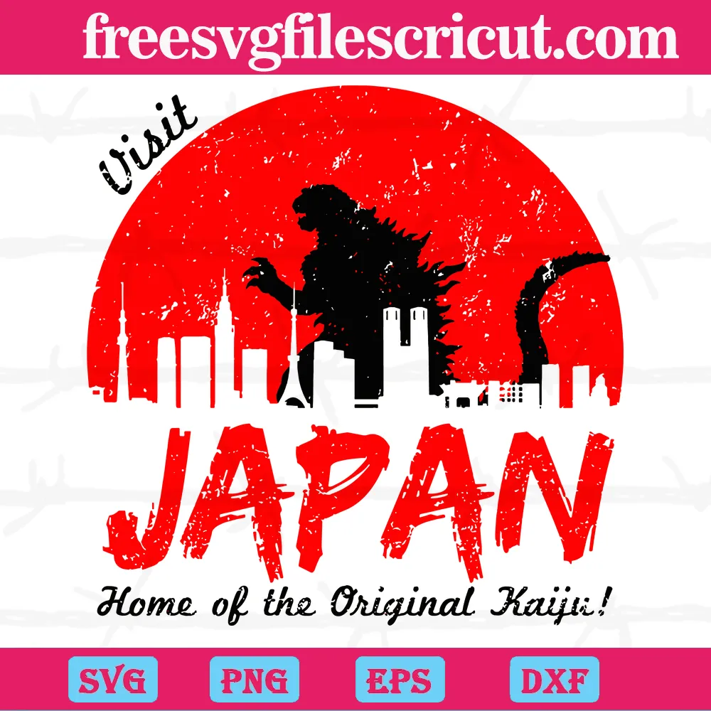 Godzilla SVG Godzilla Figure Svg Movie Svg (Download Now) 