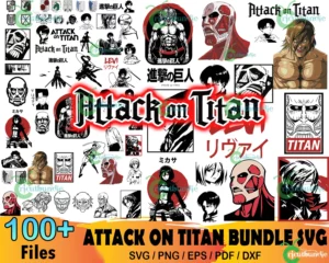 100+ Attack On Titan Bundle Svg