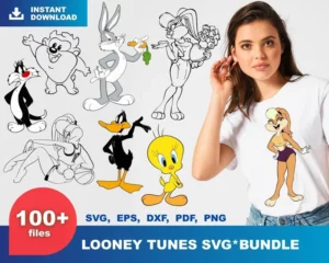 100+ Bundle Looney Tunes Svg