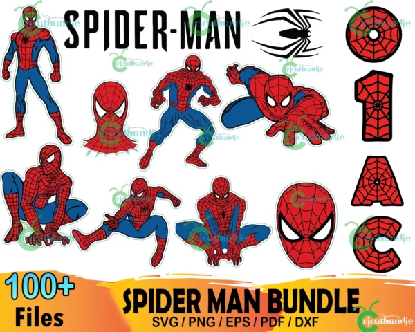 100+ Spider Man Bundle Svg