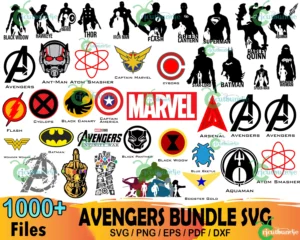 1000+ Avengers Svg Bundle