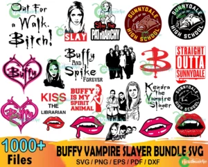 1000+ Buffy Vampire Slayer Bundle Svg