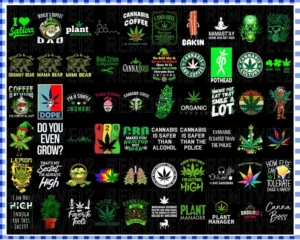 1000 files Bundle Cannabis png