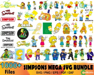 1000+ The Simpsons Bundle Svg