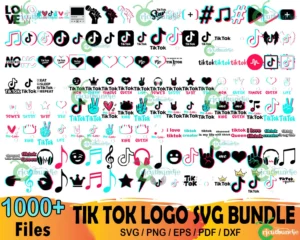 1000+ Tik Tok Logo Svg Bundle