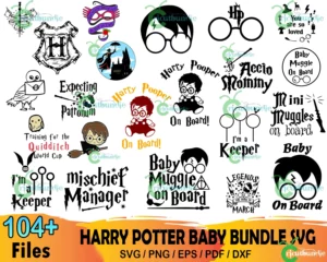104+ Harry Potter Baby Svg Bundle