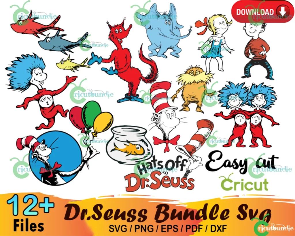 12+ Dr Seuss Bundle Svg - free svg files for cricut