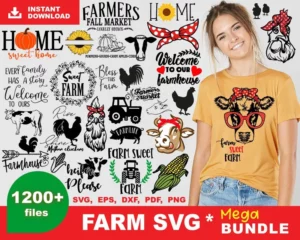 1200+ Mega Farm svg Bundle