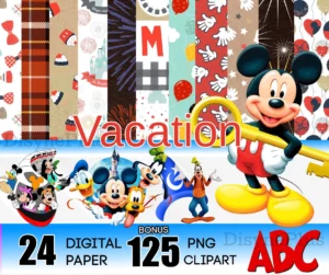 125 bundle Mickey vacation png