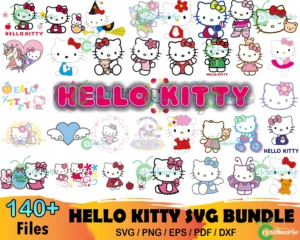 Sanrio Bundle Svg, Sanrio Characters Svg, Hello Kitty Svg, Kawaii Kitty  Svg, Cartoon Svg, Png Dxf Jpg Eps File