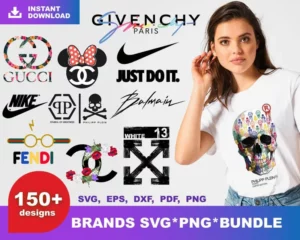 150+ Fashion Brand svg Bundle