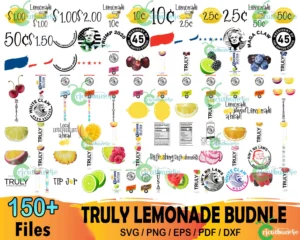 150+ Truly Lemonade Bundle Svg