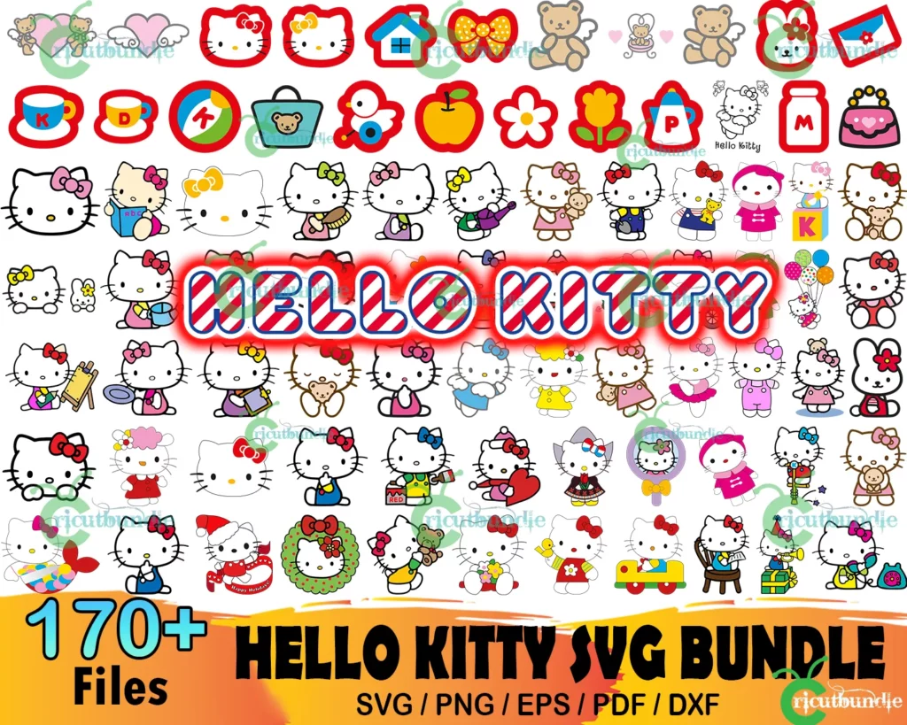 170+ Hello Kitty Svg Bundle - free svg files for cricut