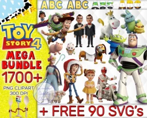 1700+ Toy Story Bundle Png Clipart